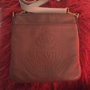 Lauren Ralph Lauren Brown Leather Crossbody Bag
